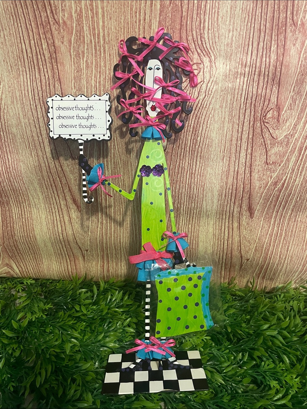 A Dolly Mamas by Joey for Silvestri Metal Obsessive Thoughts Standing Figure